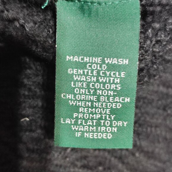 LRL Lauren Ralph Lauren knit sweater women's size M black colour turtle neck NWT - Picture 8 of 11